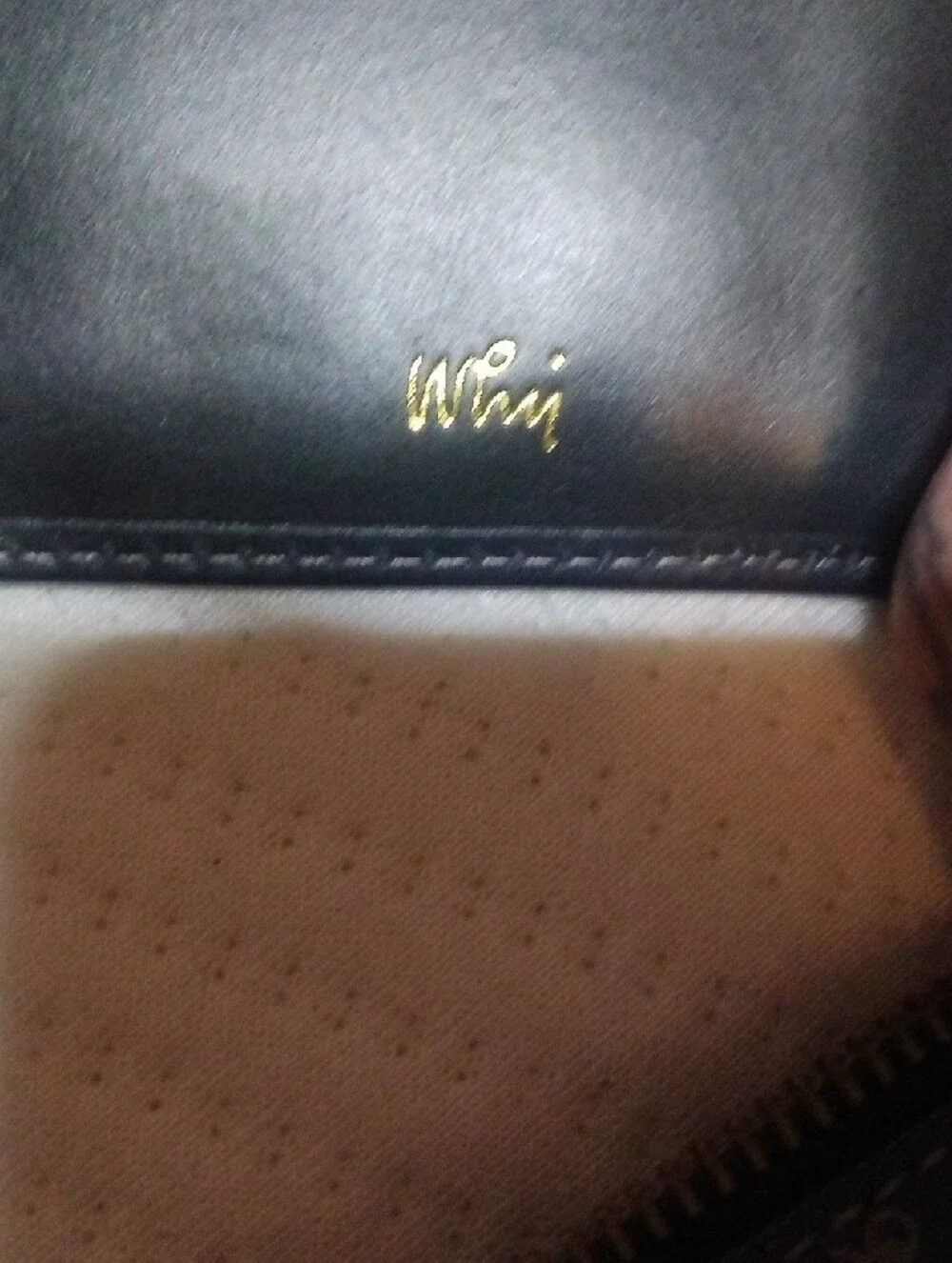 Why Classic Black Patterned Shoulder Bag And Wallet